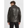 Geaca de Piele Barbati Gipsy Neagra GMCrimsum LATEOV W geci de piele - readytowear.ro