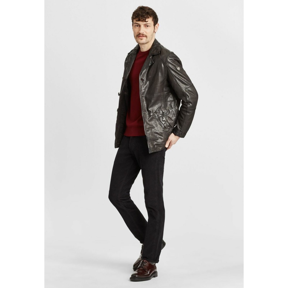 Geaca de Piele Barbati Gipsy Neagra GMCrimsum LATEOV W Geaca de Piele Barbati Gipsy Neagra GMCrimsum LATEOV W - readytowear.ro