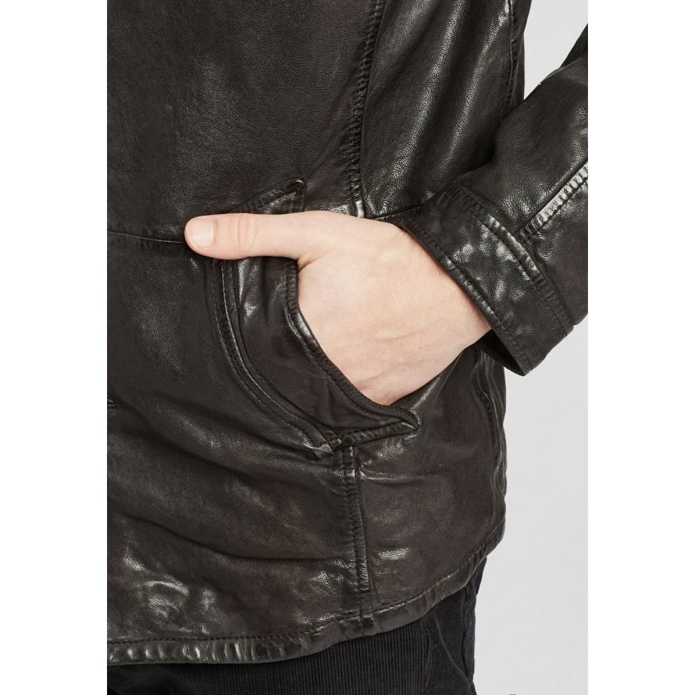 Geaca de Piele Barbati Gipsy Neagra GMCrimsum LATEOV W Geaca de Piele Barbati Gipsy Neagra GMCrimsum LATEOV W - readytowear.ro