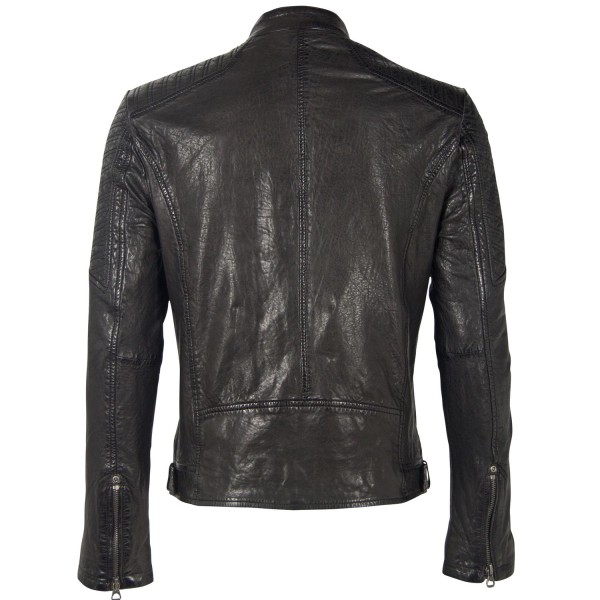 Geaca de Piele Barbati Gipsy Neagra GMDamion LAPIV – IMBRACAMINTE — fotografia 2