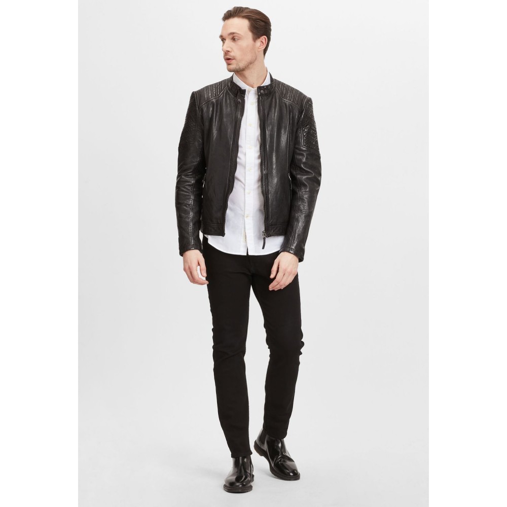 Geaca de Piele Barbati Gipsy Neagra GMDamion LAPIV Geaca de Piele Barbati Gipsy Neagra GMDamion LAPIV - readytowear.ro