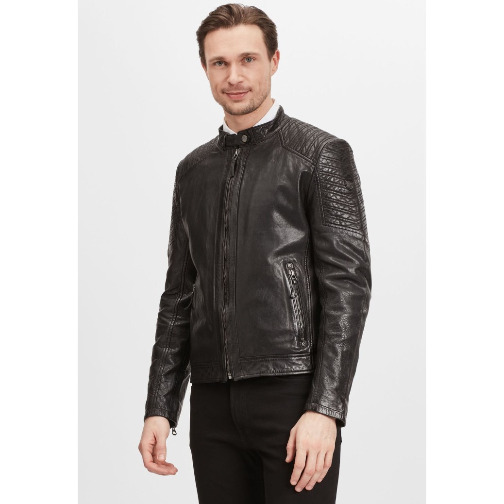 Geaca de Piele Barbati Gipsy Neagra GMDamion LAPIV – IMBRACAMINTE Geaca de Piele Barbati Gipsy Neagra GMDamion LAPIV – IMBRACAMINTE
