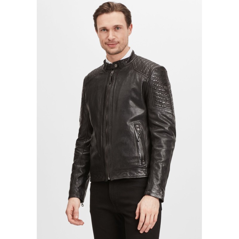 Geaca de Piele Barbati Gipsy Neagra GMDamion LAPIV – IMBRACAMINTE Geaca de Piele Barbati Gipsy Neagra GMDamion LAPIV – IMBRACAMINTE