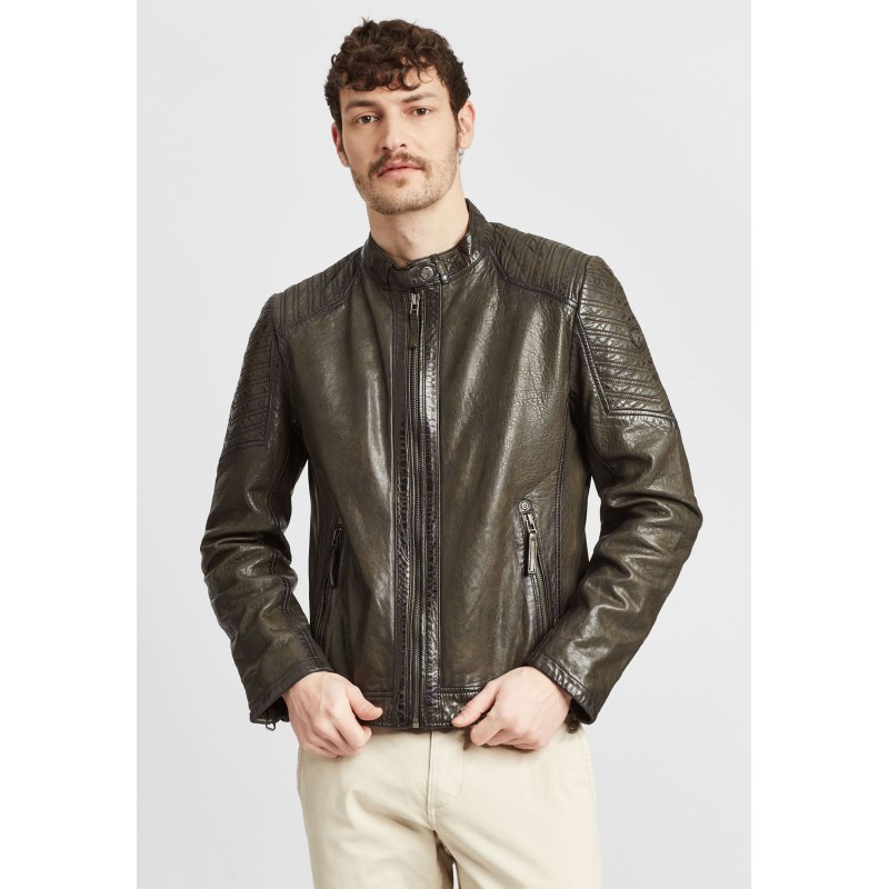 Geaca de Piele Barbati Gipsy Olive Inchis GMDamion LAPIV – IMBRACAMINTE Geaca de Piele Barbati Gipsy Olive Inchis GMDamion LAPIV – IMBRACAMINTE