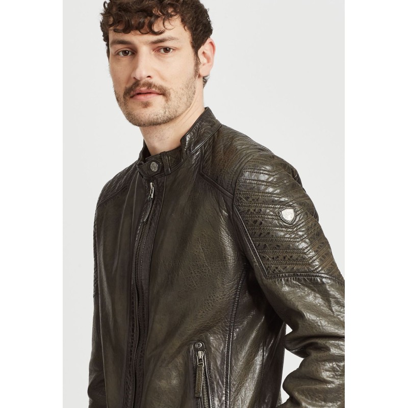 Geaca de Piele Barbati Gipsy Olive Inchis GMDamion LAPIV – IMBRACAMINTE Geaca de Piele Barbati Gipsy Olive Inchis GMDamion LAPIV – IMBRACAMINTE