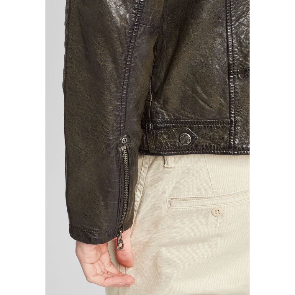 Geaca de Piele Barbati Gipsy Olive Inchis GMDamion LAPIV Geaca de Piele Barbati Gipsy Olive Inchis GMDamion LAPIV - readytowear.ro