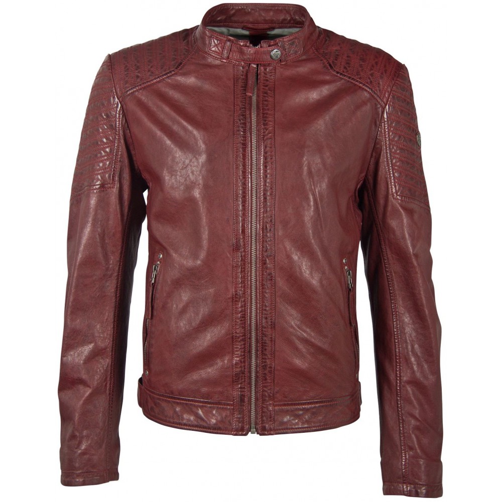 Geaca de Piele Naturala Barbati Gipsy Visinie GMDamion LAPIV geci de piele - readytowear.ro