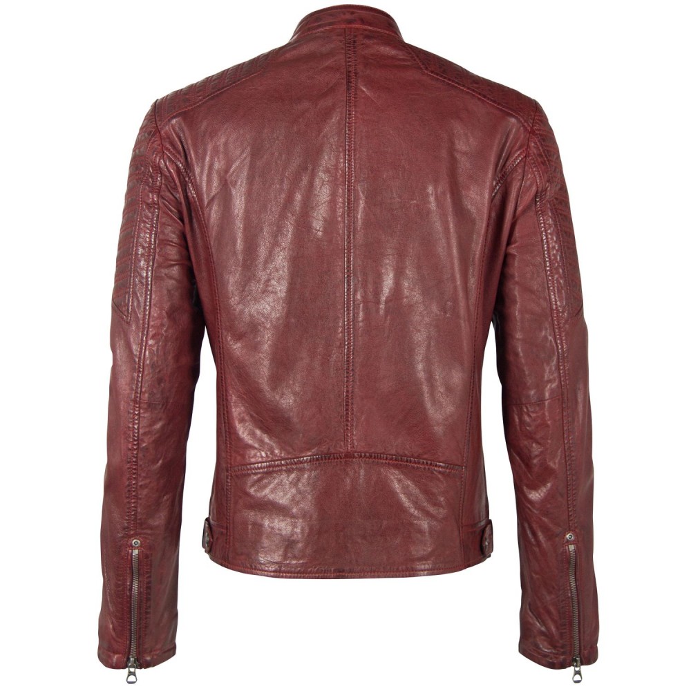 Geaca de Piele Naturala Barbati Gipsy Visinie GMDamion LAPIV geci de piele - readytowear.ro