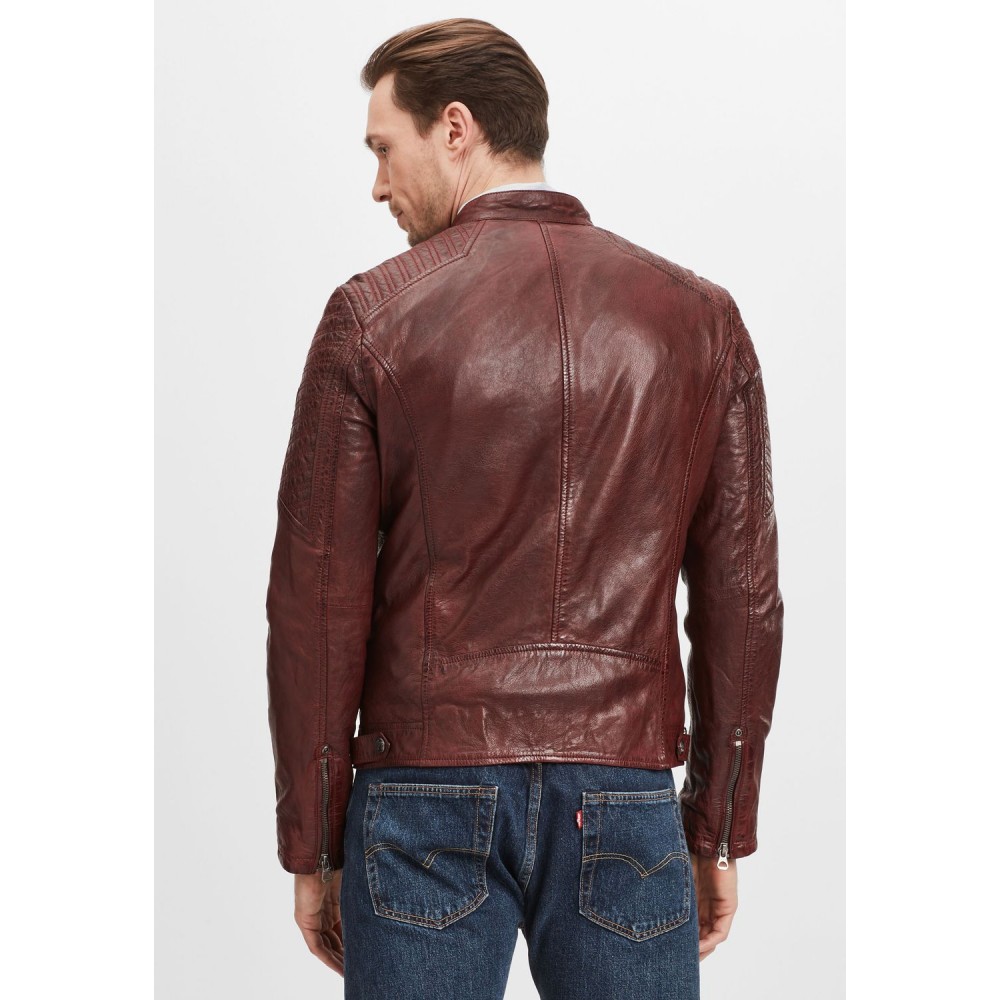 Geaca de Piele Naturala Barbati Gipsy Visinie GMDamion LAPIV geci de piele - readytowear.ro