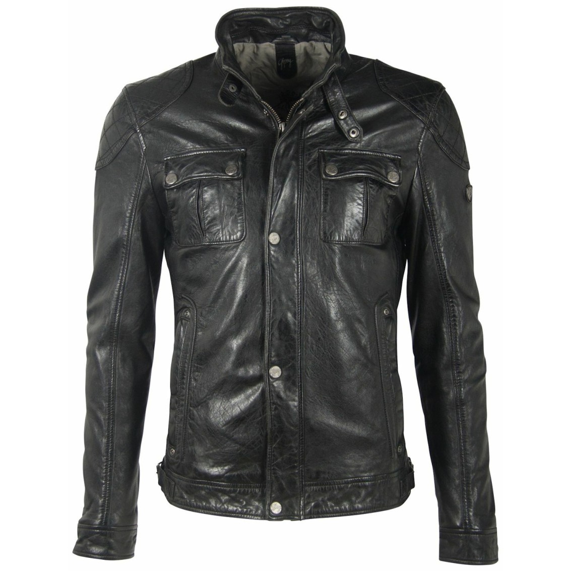 Geaca de Piele Barbati Gipsy Neagra GMDarric SF STUV – IMBRACAMINTE Geaca de Piele Barbati Gipsy Neagra GMDarric SF STUV – IMBRACAMINTE