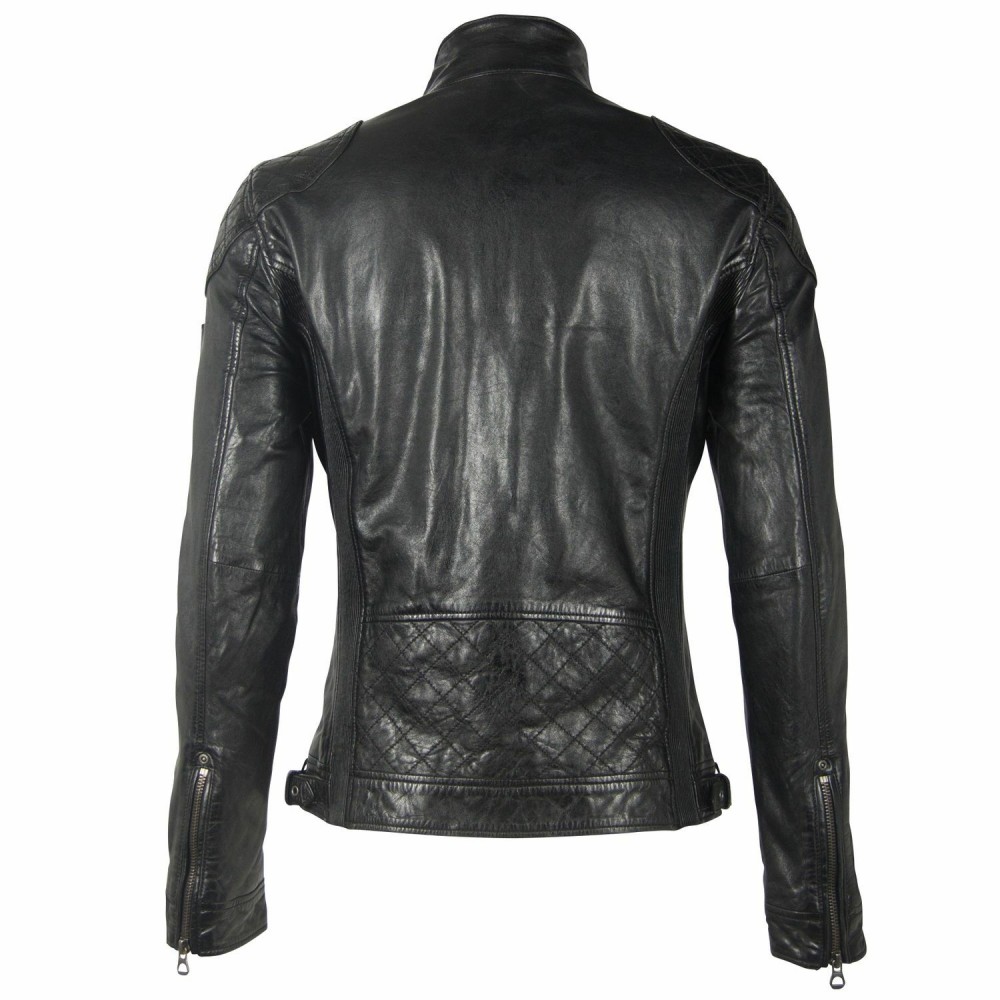Geaca de Piele Barbati Gipsy Neagra GMDarric SF STUV Geaca de Piele Barbati Gipsy Neagra GMDarric SF STUV - readytowear.ro