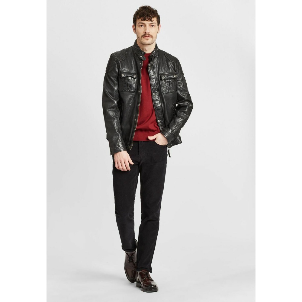Geaca de Piele Barbati Gipsy Neagra GMDarric SF STUV Geaca de Piele Barbati Gipsy Neagra GMDarric SF STUV - readytowear.ro