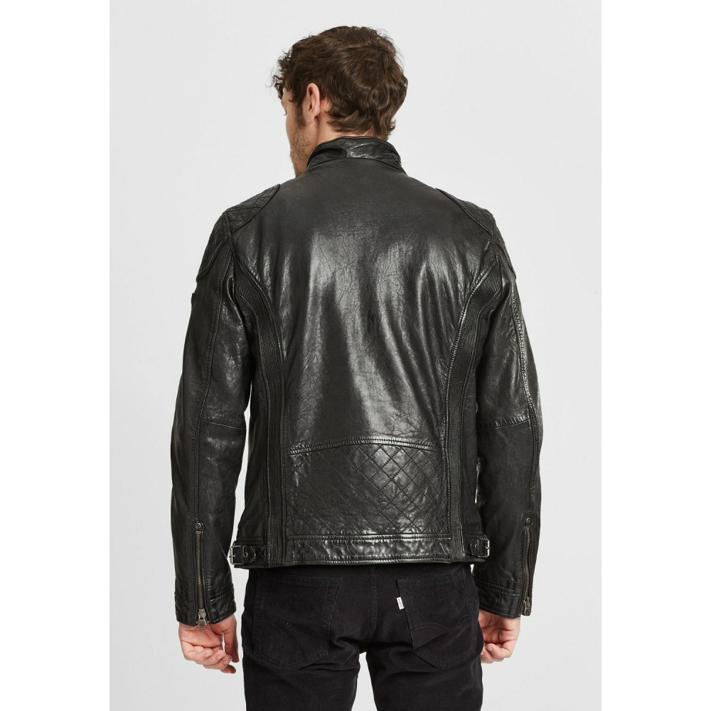 Geaca de Piele Barbati Gipsy Neagra GMDarric SF STUV Geaca de Piele Barbati Gipsy Neagra GMDarric SF STUV - readytowear.ro