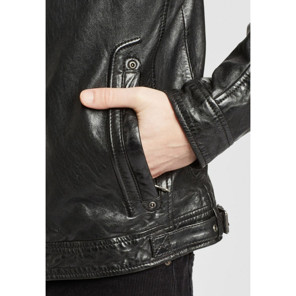 Geaca de Piele Barbati Gipsy Neagra GMDarric SF STUV Geaca de Piele Barbati Gipsy Neagra GMDarric SF STUV - readytowear.ro