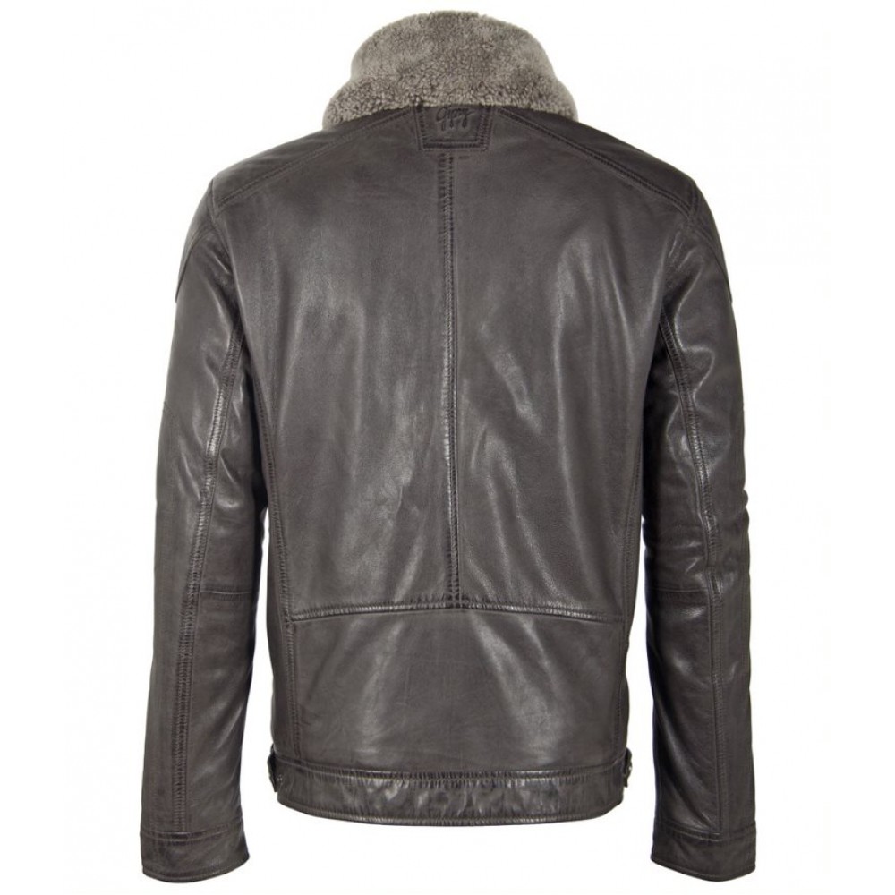 Geaca de Piele Barbati Gipsy Antracit GMDarron CF LACUV Geaca de Piele Barbati Gipsy Antracit GMDarron CF LACUV - readytowear.ro