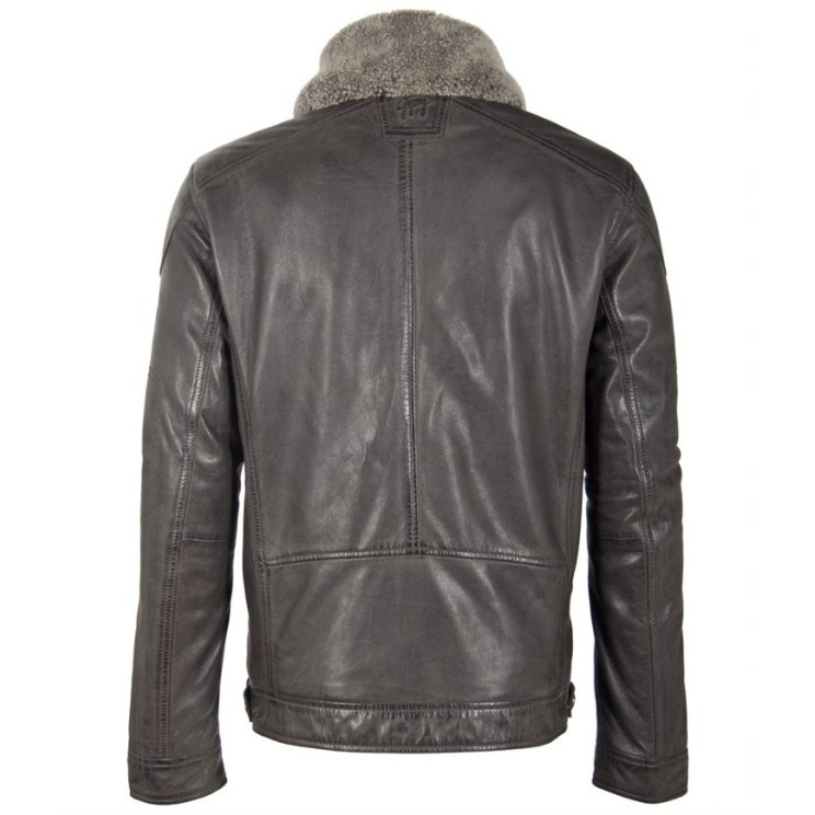 Geaca de Piele Barbati Gipsy Antracit GMDarron CF LACUV – IMBRACAMINTE Geaca de Piele Barbati Gipsy Antracit GMDarron CF LACUV – IMBRACAMINTE