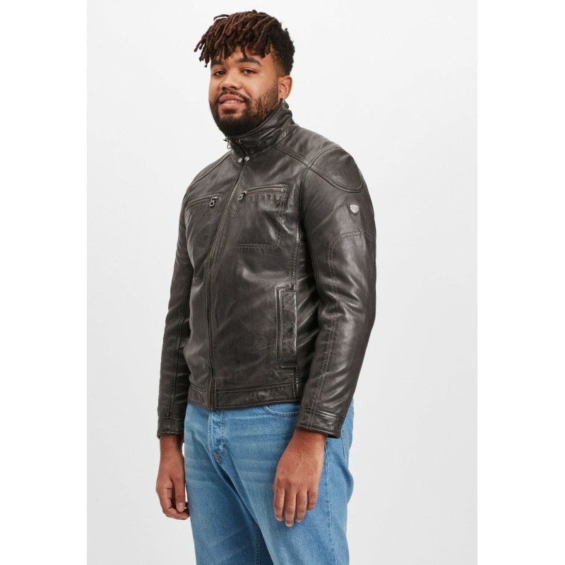 Geaca de Piele Barbati Gipsy Antracit GMDarron CF LACUV – IMBRACAMINTE Geaca de Piele Barbati Gipsy Antracit GMDarron CF LACUV – IMBRACAMINTE