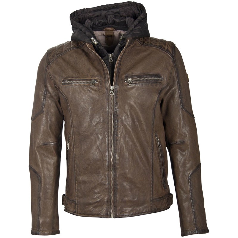 Geaca de Piele Barbati Gipsy Maro Inchis GMDasdyn LVV – IMBRACAMINTE Geaca de Piele Barbati Gipsy Maro Inchis GMDasdyn LVV – IMBRACAMINTE