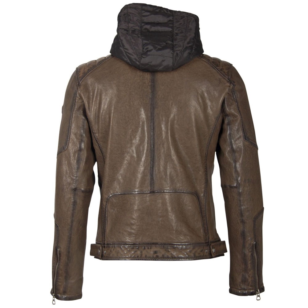 Geaca de Piele Barbati Gipsy Maro Inchis GMDasdyn LVV Geaca de Piele Barbati Gipsy Maro Inchis GMDasdyn LVV - readytowear.ro