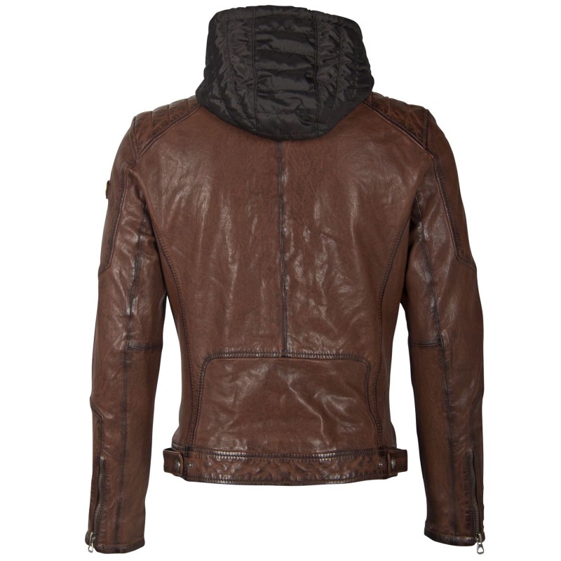 Geaca de Piele Barbati Gipsy Maro Deschis GMDasdyn LVV – IMBRACAMINTE