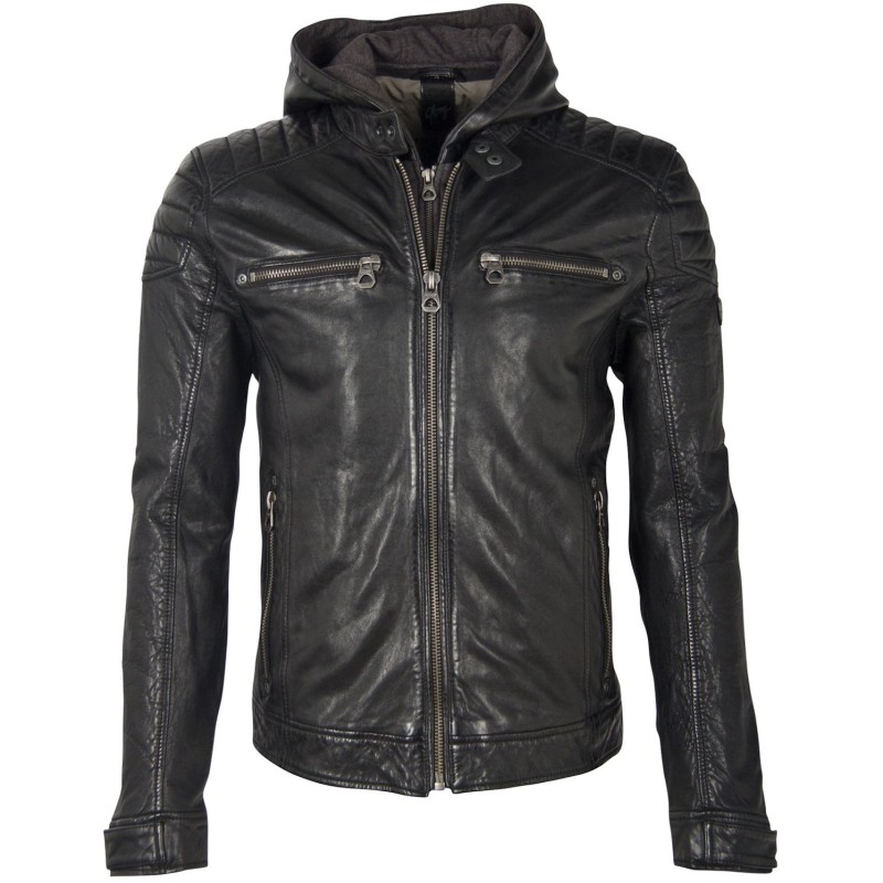 Geaca de Piele Barbati Gipsy Neagra GMDigo LAOV – IMBRACAMINTE Geaca de Piele Barbati Gipsy Neagra GMDigo LAOV – IMBRACAMINTE