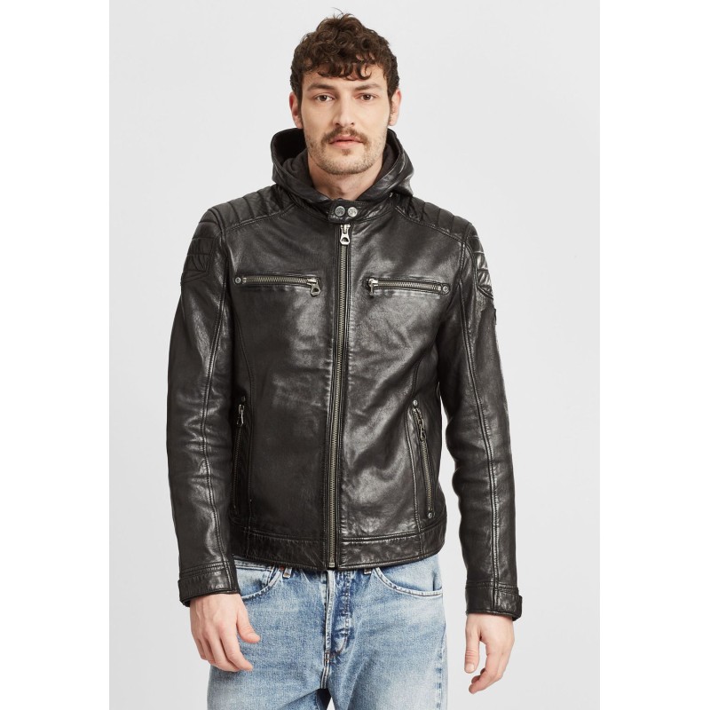 Geaca de Piele Barbati Gipsy Neagra GMDigo LAOV – IMBRACAMINTE Geaca de Piele Barbati Gipsy Neagra GMDigo LAOV – IMBRACAMINTE