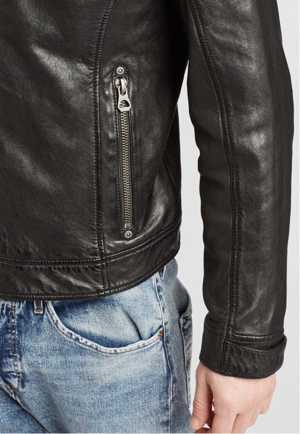 Geaca de Piele Barbati Gipsy Neagra GMDigo LAOV – IMBRACAMINTE — fotografia 6