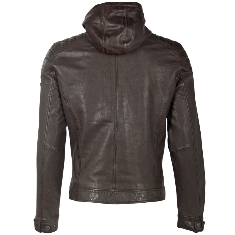 Geaca de Piele Barbati Gipsy Maro Inchis GMDigo LAOV – IMBRACAMINTE