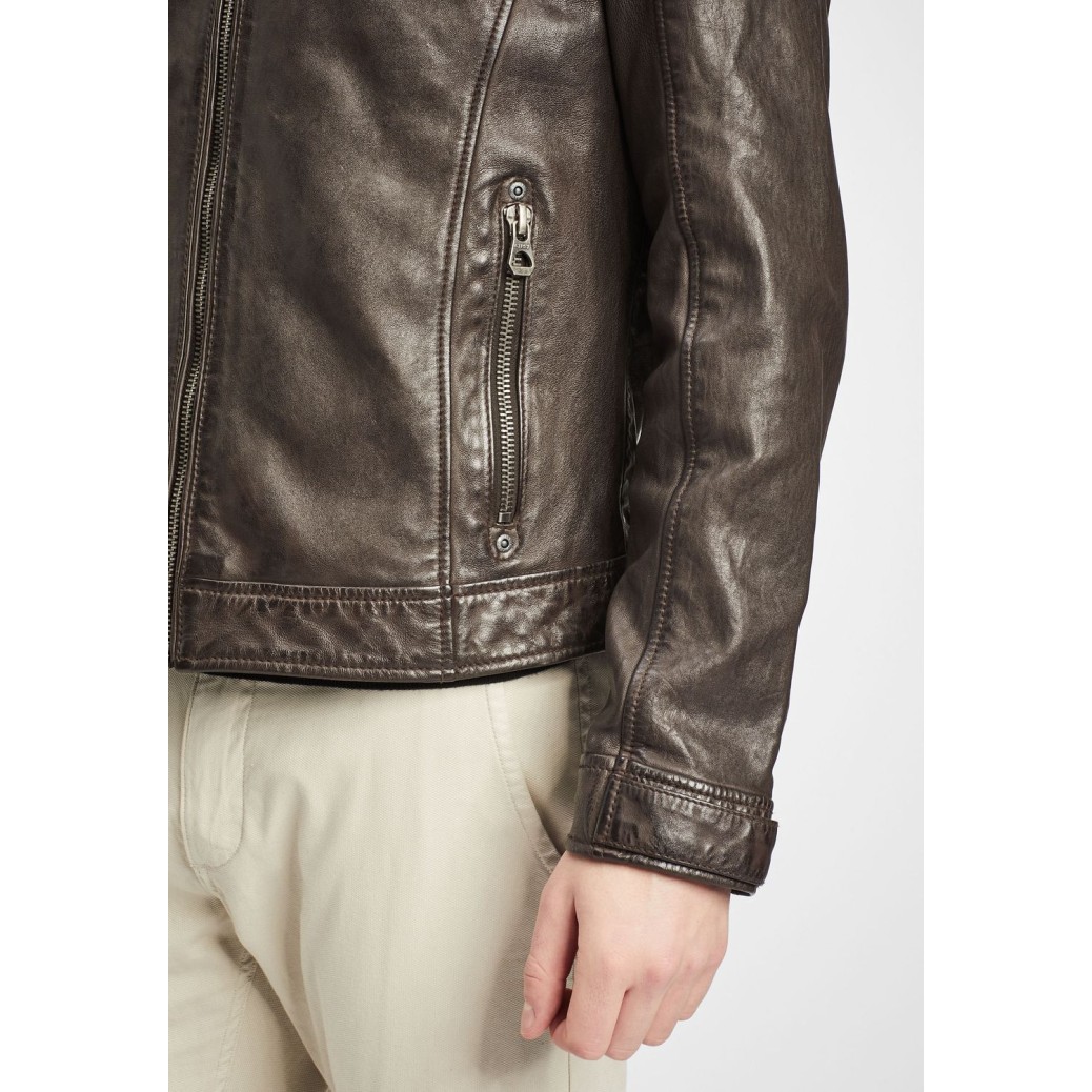 Geaca de Piele Barbati Gipsy Maro Inchis GMDigo LAOV – IMBRACAMINTE Geaca de Piele Barbati Gipsy Maro Inchis GMDigo LAOV – IMBRACAMINTE