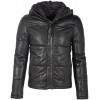 Geaca de Piele Naturala Barbati Gipsy Neagra GMDrale LACEV W - readytowear.ro
