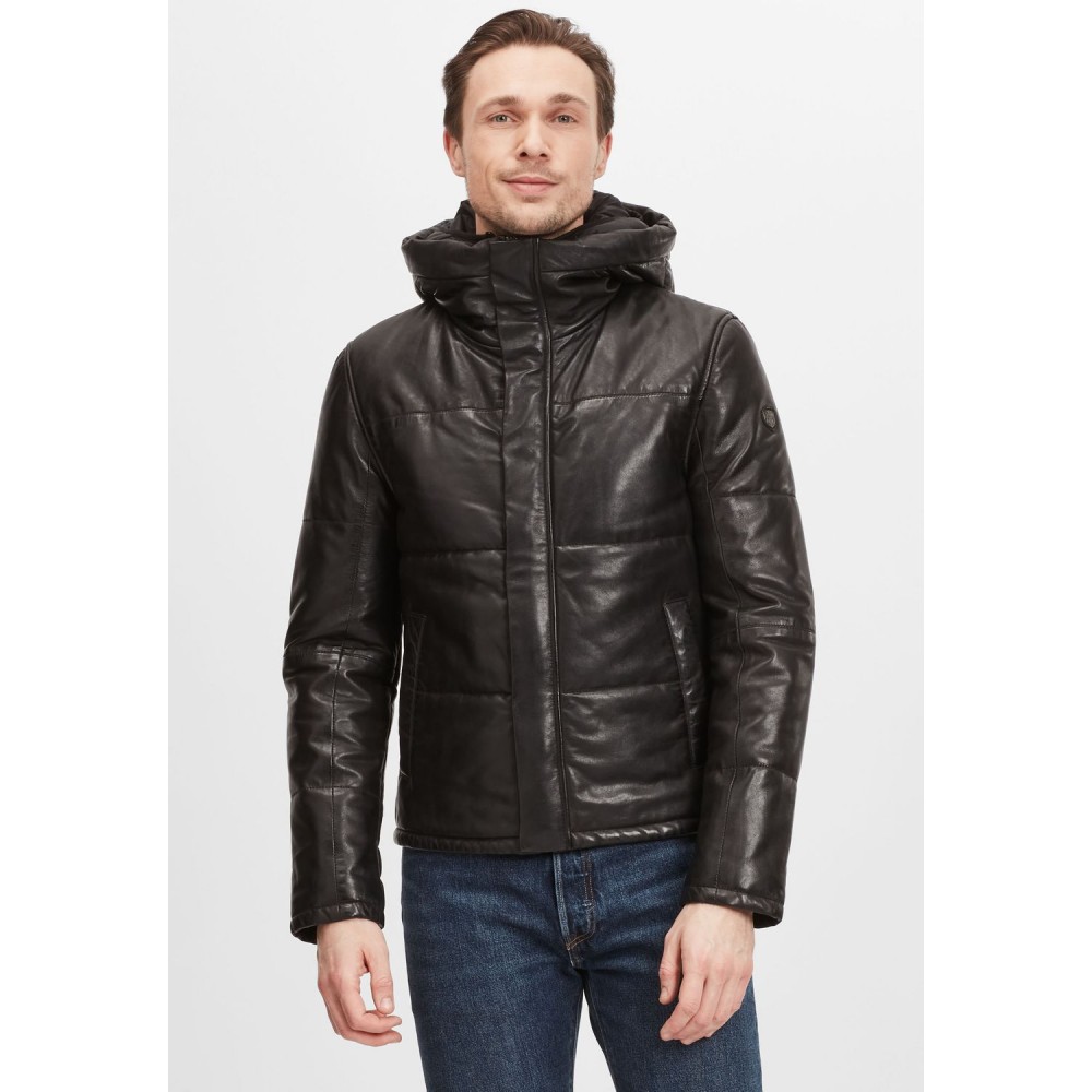 Geaca de Piele Naturala Barbati Gipsy Neagra GMDrale LACEV W Geaca de Piele Naturala Barbati Gipsy Neagra GMDrale LACEV W - readytowear.ro