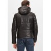 Geaca de Piele Naturala Barbati Gipsy Neagra GMDrale LACEV W - readytowear.ro