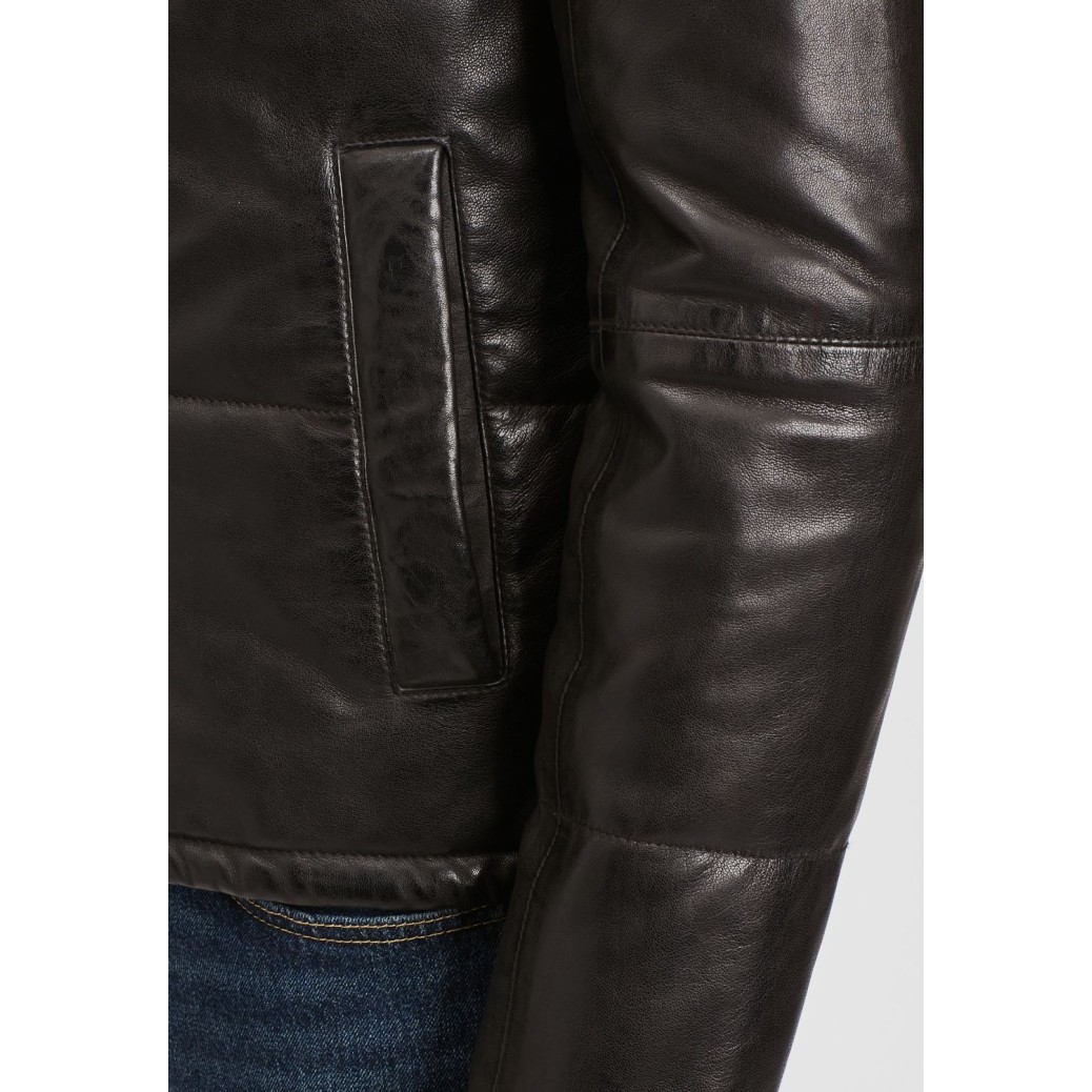 Geaca de Piele Naturala Barbati Gipsy Neagra GMDrale LACEV W – IMBRACAMINTE