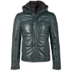 Geaca de Piele Barbati Gipsy Verde GMDrale LACEV W geci de piele - readytowear.ro
