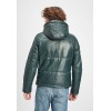 Geaca de Piele Barbati Gipsy Verde GMDrale LACEV W geci de piele - readytowear.ro