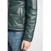 Geaca de Piele Barbati Gipsy Verde GMDrale LACEV W geci de piele - readytowear.ro