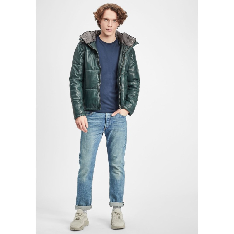 Geaca de Piele Barbati Gipsy Verde GMDrale LACEV W – IMBRACAMINTE Geaca de Piele Barbati Gipsy Verde GMDrale LACEV W – IMBRACAMINTE