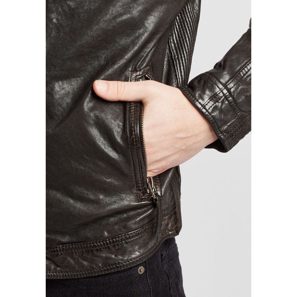 Geaca de Piele Barbati Gipsy Neagra GMDrove LGAWV Geaca de Piele Barbati Gipsy Neagra GMDrove LGAWV - readytowear.ro