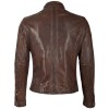 Geaca de Piele Barbati Gipsy Castanie GMDrove LGAWV geci de piele - readytowear.ro