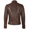 Geaca de Piele Barbati Gipsy Castanie GMDrove LGAWV geci de piele - readytowear.ro