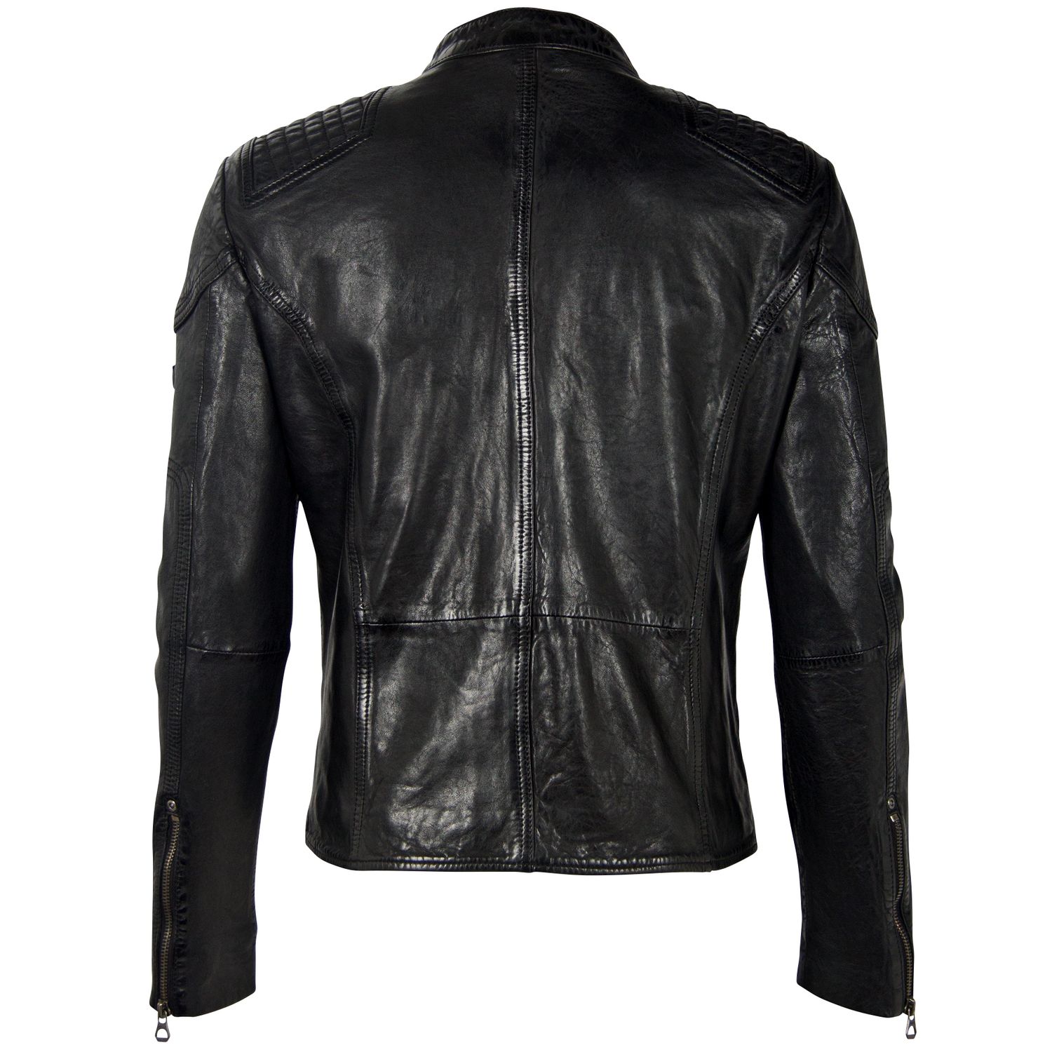 Geaca de Piele Barbati Gipsy Neagra GMFeliks LDAV – IMBRACAMINTE
