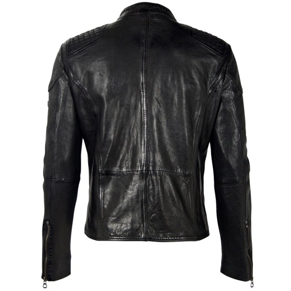 Geaca de Piele Barbati Gipsy Neagra GMFeliks LDAV – IMBRACAMINTE — fotografia 2