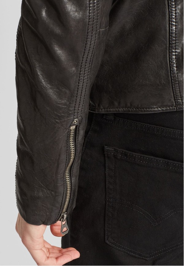 Geaca de Piele Barbati Gipsy Neagra GMFeliks LDAV – IMBRACAMINTE — fotografia 7