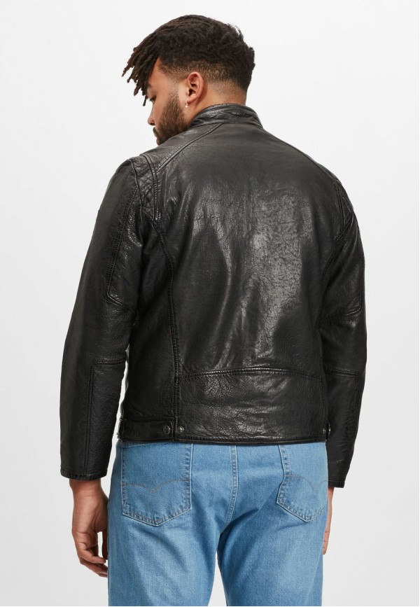 Geaca de Piele Barbati Gipsy Neagra GMJano CF LAPIV – IMBRACAMINTE — fotografia 5