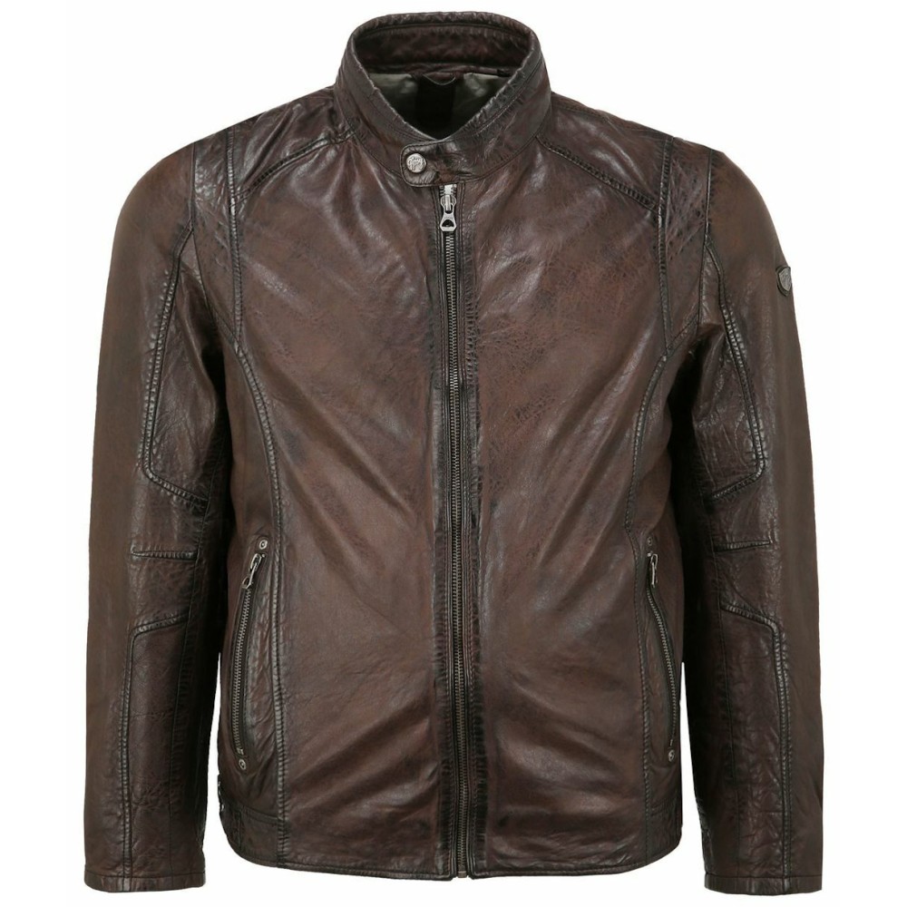 Geaca de Piele Barbati Gipsy Maro Inchis GMJano CF LAPIV Geaca de Piele Barbati Gipsy Maro Inchis GMJano CF LAPIV - readytowear.ro