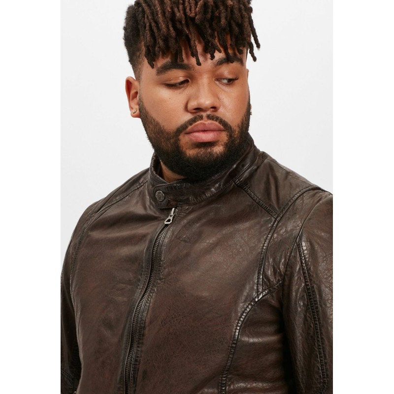 Geaca de Piele Barbati Gipsy Maro Inchis GMJano CF LAPIV – IMBRACAMINTE