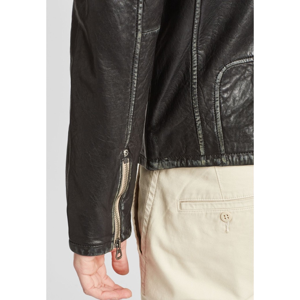 Geaca de Piele Barbati Gipsy Neagra GMJoster SF LABAGV – IMBRACAMINTE