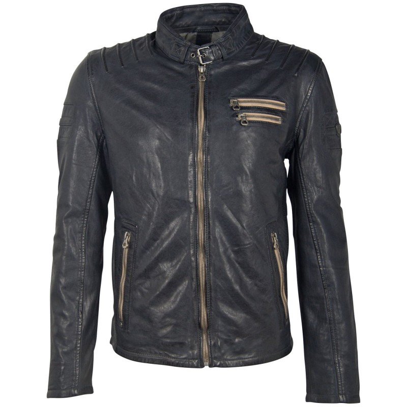 Geaca de Piele Barbati Gipsy Bleumarin GMJoster SF LABAGV – IMBRACAMINTE Geaca de Piele Barbati Gipsy Bleumarin GMJoster SF LABAGV – IMBRACAMINTE