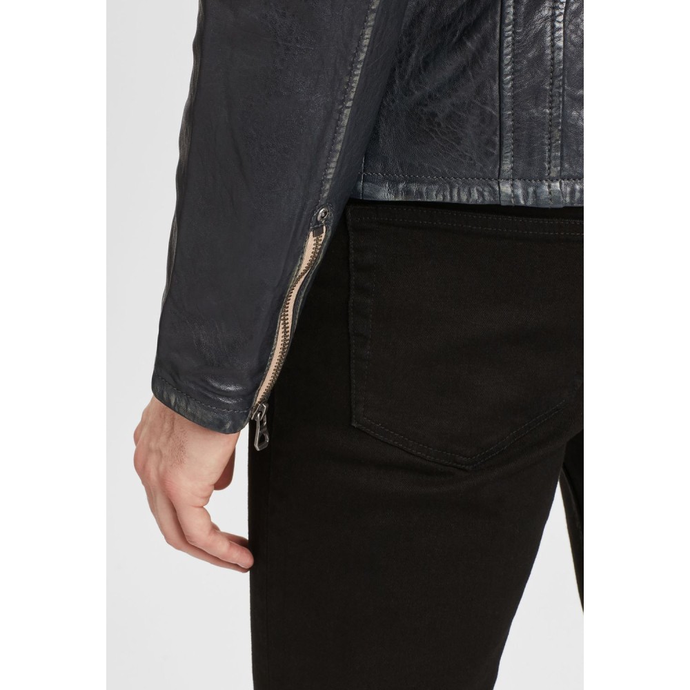 Geaca de Piele Barbati Gipsy Bleumarin GMJoster SF LABAGV geci de piele - readytowear.ro