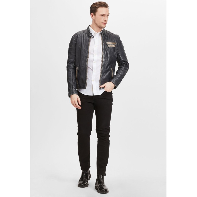 Geaca de Piele Barbati Gipsy Bleumarin GMJoster SF LABAGV – IMBRACAMINTE Geaca de Piele Barbati Gipsy Bleumarin GMJoster SF LABAGV – IMBRACAMINTE